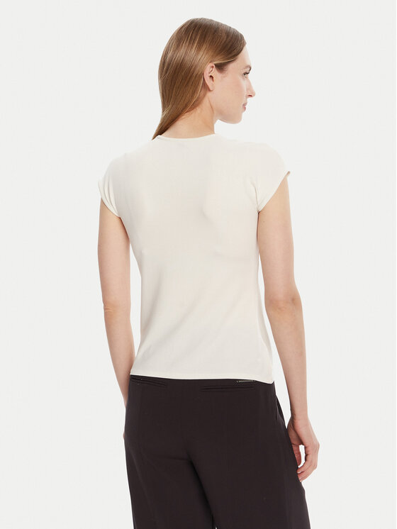 Calvin Klein Calvin Klein Camiseta LV047B275G Écru Slim Fit