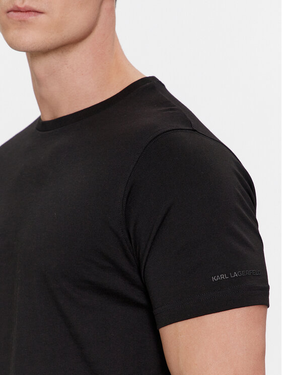 KARL LAGERFELD KARL LAGERFELD Marškinėlių komplektas 765000 500298 Juoda Slim Fit