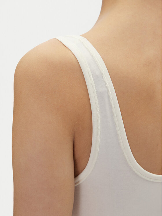 HUGO HUGO Top Vest Red Label 50469665 Écru Slim Fit