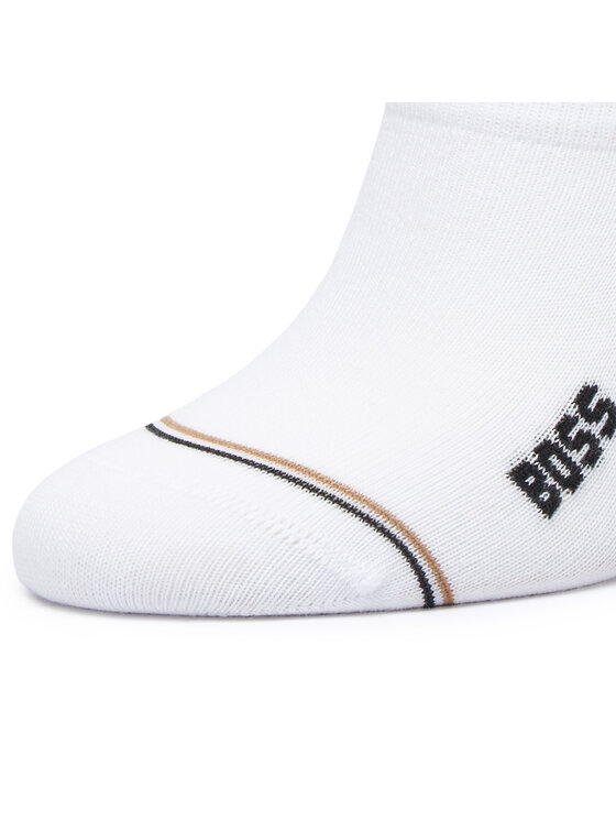 BOSS Calcetines tobilleros BOSS 2-pack 2P Lc Iconic 50502091 Blanco
