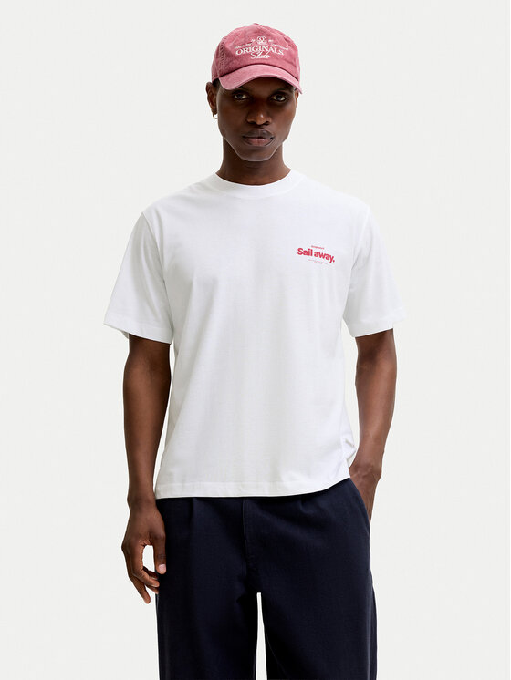 Jack & Jones Jack & Jones Camiseta Riviera 12295161 Blanco Relaxed Fit