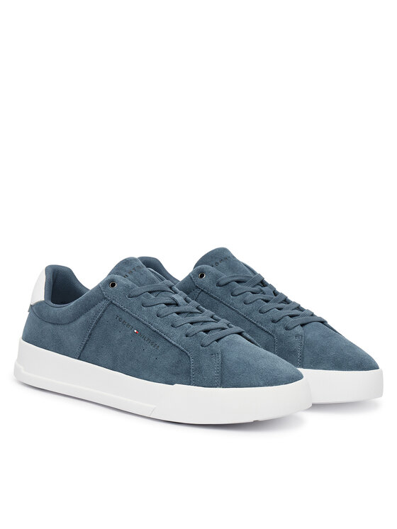 Tommy Hilfiger Sportcipők Tommy Hilfiger Th Court Suede FM0FM05824 Kék