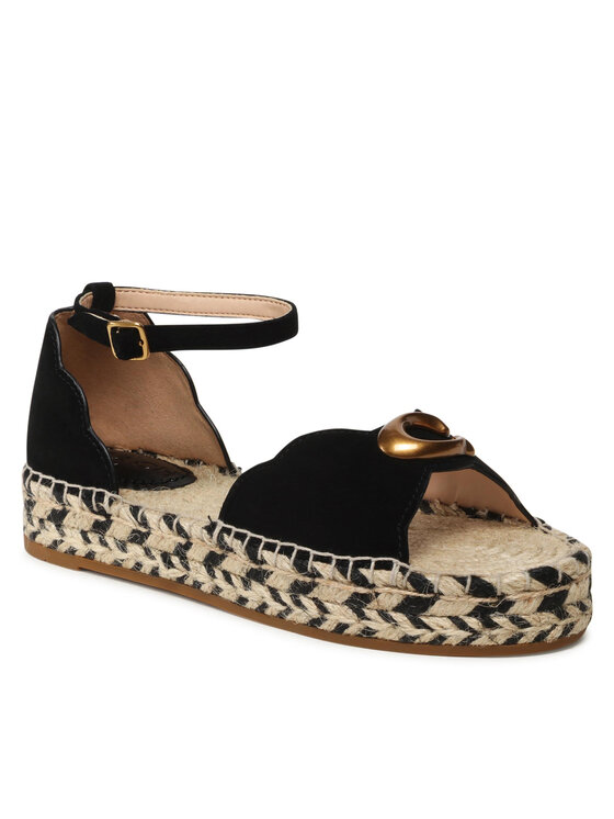 Coach Еспадрили Coach Dillon Suede C8986 Blk Черен