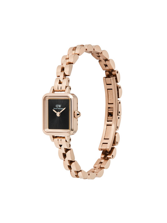 Daniel Wellington Pulkstenis Daniel Wellington Quadro Mini DW00100848 Zelta