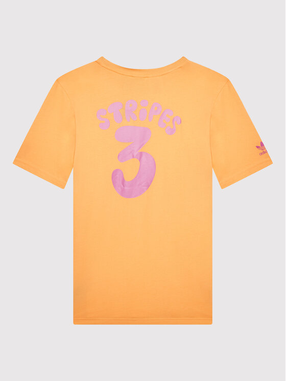 adidas adidas Футболка KEVIN LYONS HF7579 Оранжевий Regular Fit