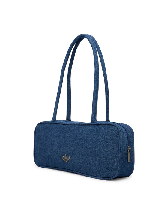 adidas Handtasche adidas Adicolor Elongated Airliner Denim Bag KD7875 Blau