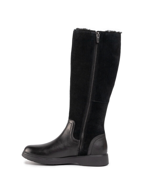 Clarks Ботуши Clarks Un Elda Hi 26145844 Черен