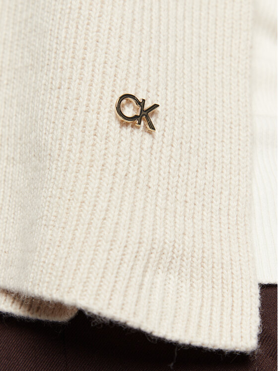 Calvin Klein Šal Calvin Klein Re-Lock K60K610415 Bež
