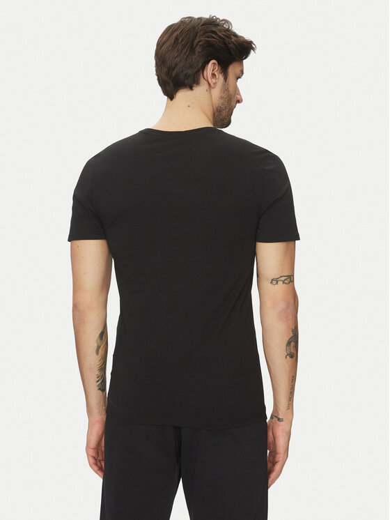 Lacoste Lacoste Комплект футболок TH9008 Чорний Slim Fit