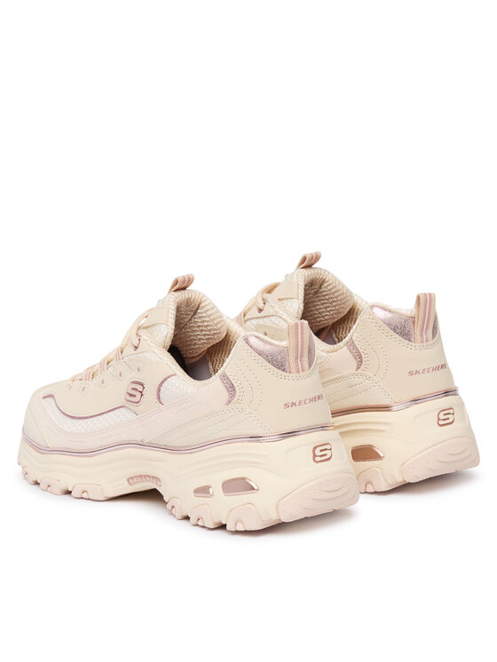Skechers Sneakersy Skechers D'Lites 150873 Beżowy