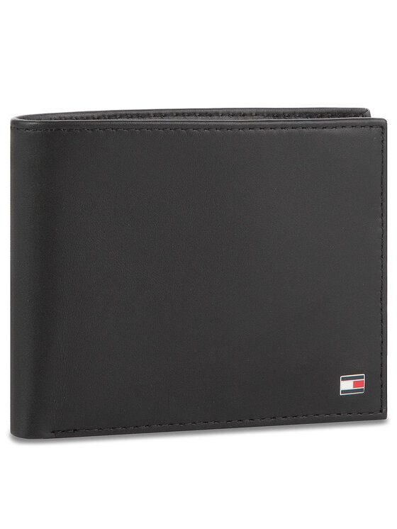 Tommy Hilfiger Portofel Tommy Hilfiger Eton Trifold AM0AM00657 Negru