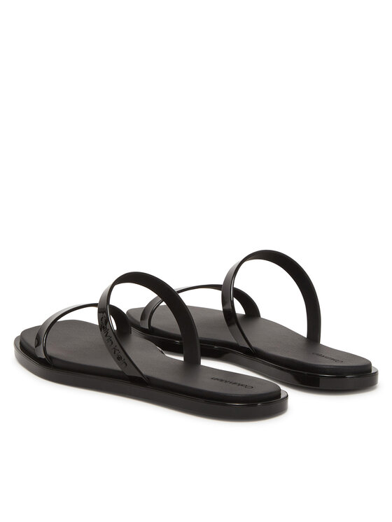 Calvin Klein Чехли Calvin Klein Jelly HW0HW02417 Черен