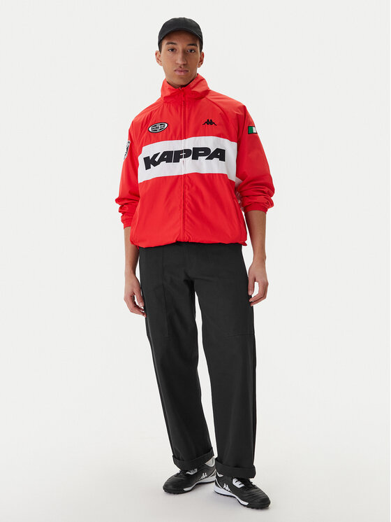 Kappa Kappa Jakna protiv vjetra Authentic Sullix 382568W Crvena Oversize