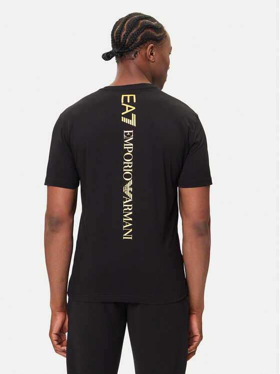 EA7 Emporio Armani EA7 Emporio Armani Marškinėliai 7M000567 AF10375 MC004 Juoda Regular Fit