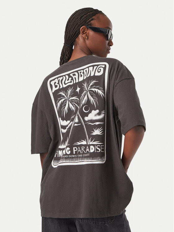 Billabong Billabong Camiseta EBJZT00638 Gris oscuro Oversize