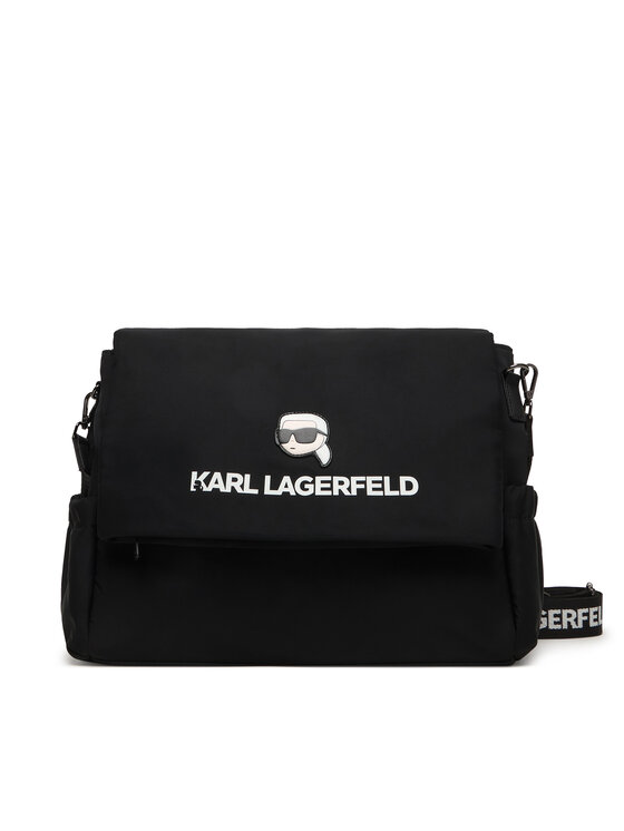 Karl Lagerfeld Kids Krepšys vežimėliui Karl Lagerfeld Kids Newborn D2 Z31193 Juoda