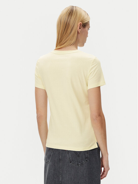 Guess Guess Футболка W1YI1B I3Z14 Жовтий Regular Fit