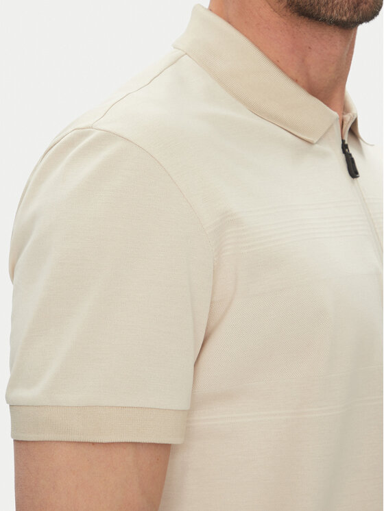 BOSS BOSS Поло Philix Pima 50538177 Бежевий Regular Fit
