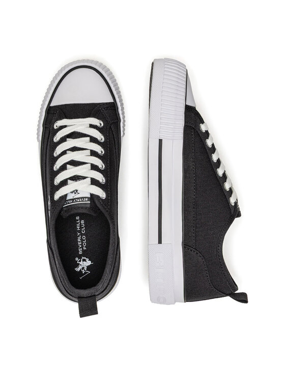 Beverly Hills Polo Club Plátenky Beverly Hills Polo Club V12-842 Čierna