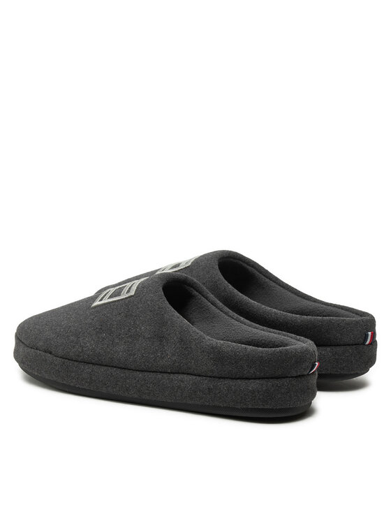 Tommy Hilfiger Papuče Tommy Hilfiger Flag Warm Felt House Shoe FM0FM05227 Tamnoplava
