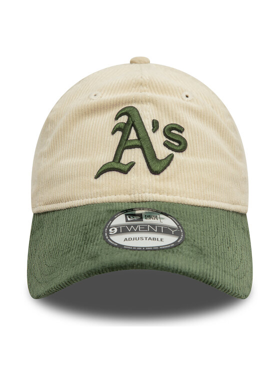 New Era Kšiltovka New Era Oakland Athletics Block Cord 9Twenty 60595245 Krémová