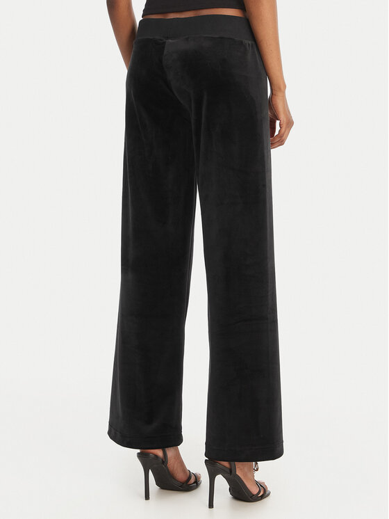Juicy Couture Juicy Couture Donji dio trenerke Gothic Crown JCBBJ126806 Crna Straight Leg