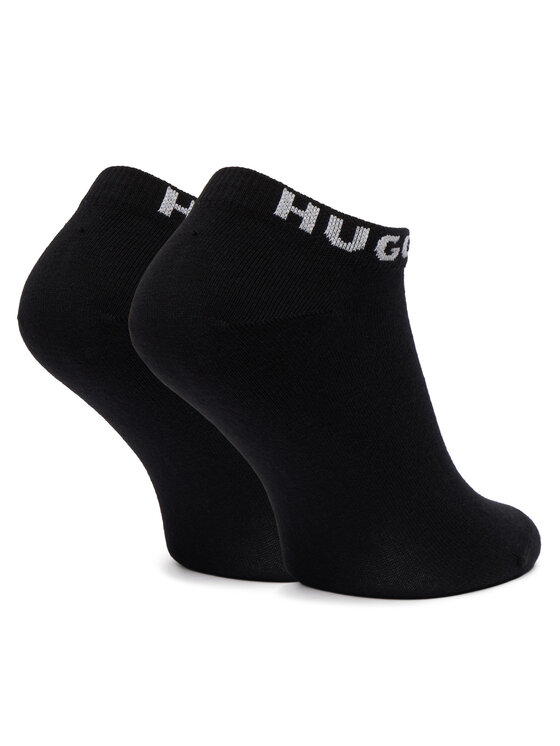 HUGO Īsās zeķes HUGO 50516405 Melns