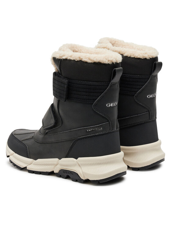 Geox Čizme za snijeg Geox J Flexyper Plus Boy J46LCF 0MEFU C9999 S Crna