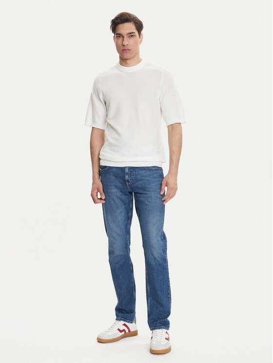 BOSS BOSS Футболка Kencel 50545678 Білий Regular Fit