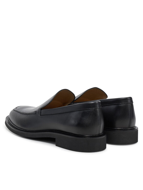 Calvin Klein Mokasīni Calvin Klein Sq Rubber Onepiece Moccasin HM0HM01883 Melns