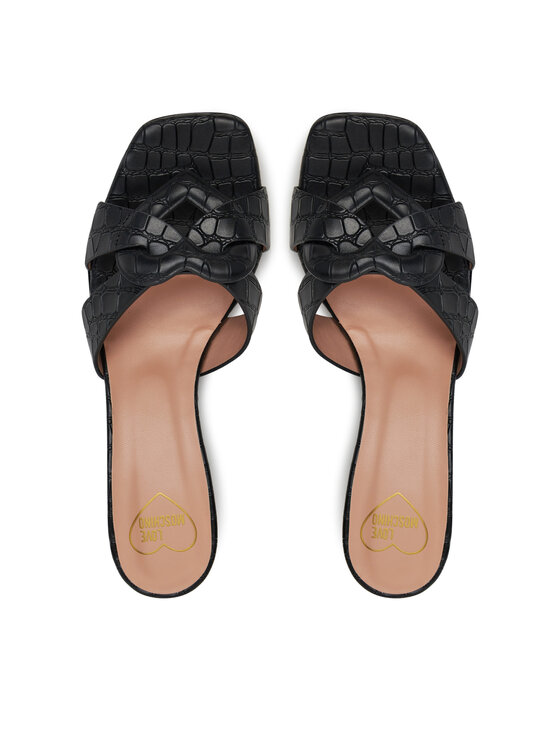 LOVE MOSCHINO Шльопанці LOVE MOSCHINO JA28065G1MIB0000 Чорний
