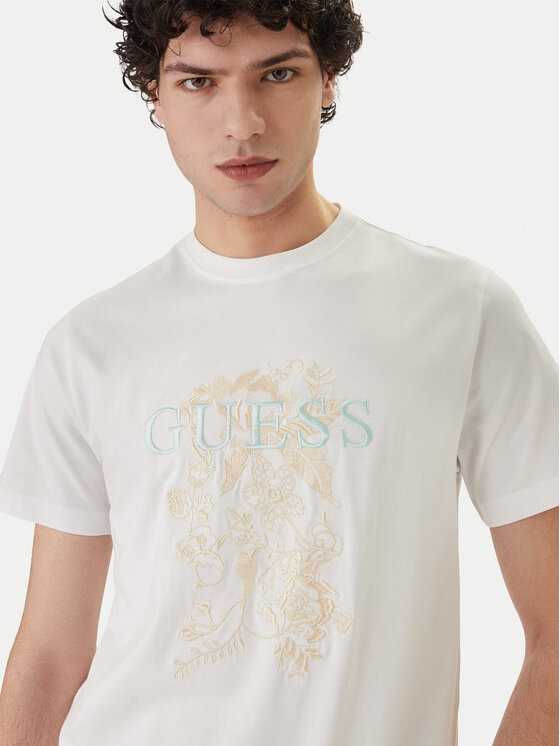 Guess Guess Camiseta M6GI17 K3038 Blanco Regular Fit