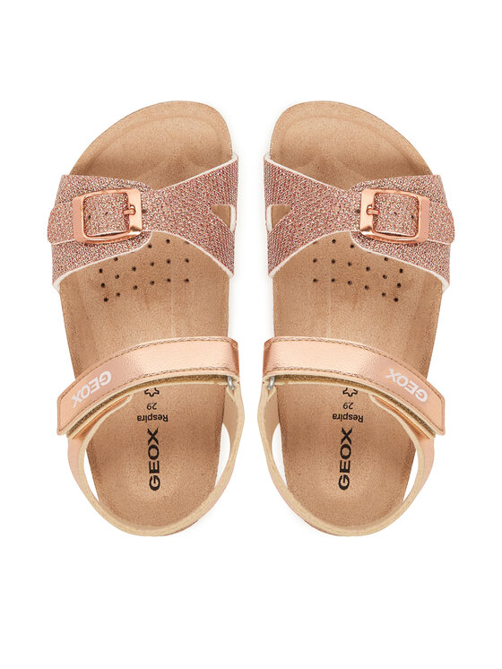 Geox Σανδάλια Geox J Adriel Girl J028MC 0BNEW C8124 S Ροζ
