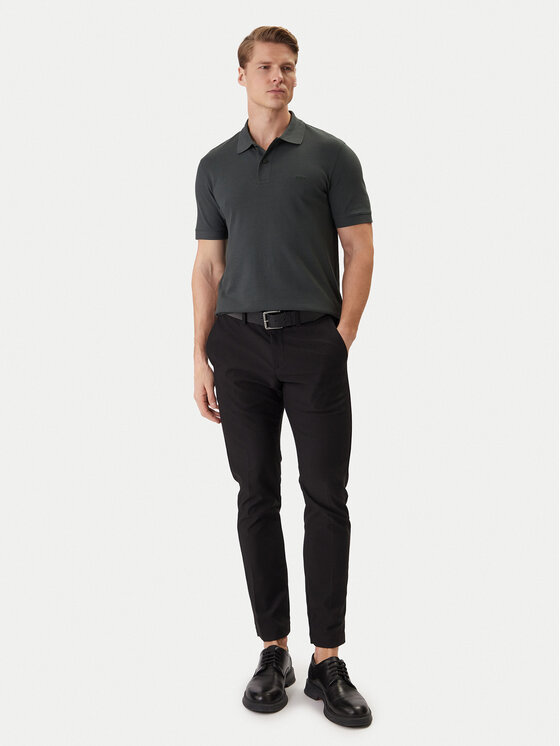 BOSS BOSS Polo Pallas 50553564 Verde Regular Fit