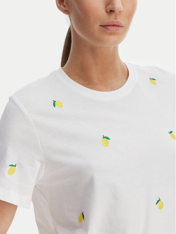 ONLY ONLY Camiseta Ketty 15288473 Blanco Regular Fit