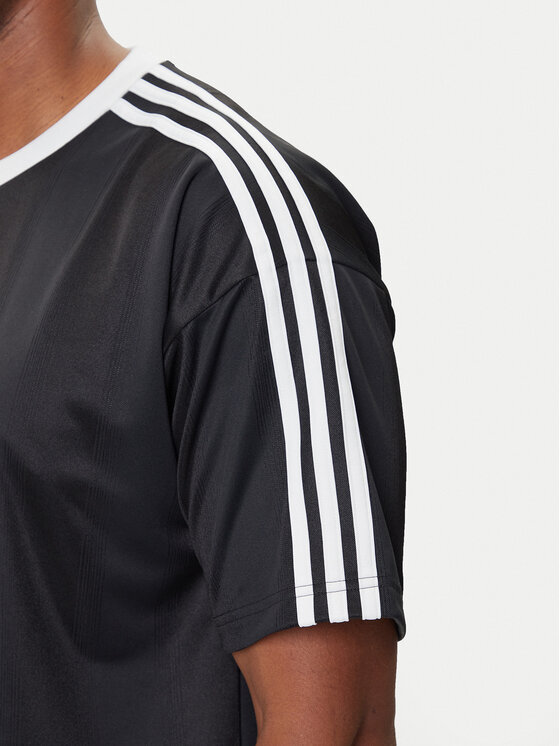 adidas adidas Футболка adicolor Jacquard JW5876 Чорний Loose Fit