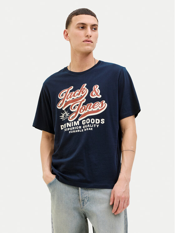 Jack & Jones Jack & Jones Camiseta Logo 12279535 Azul marino Standard Fit