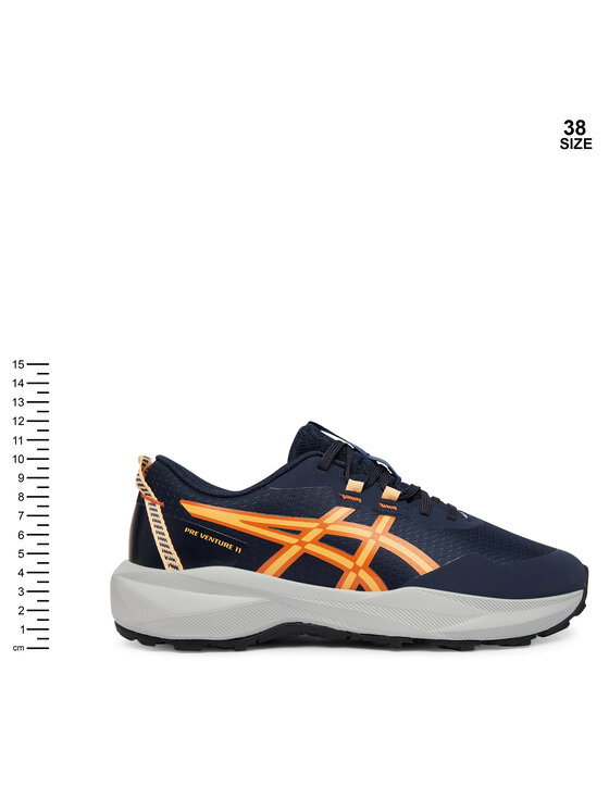 Asics Buty do biegania Asics Pre Venture 11 Gs 1014A378 Granatowy