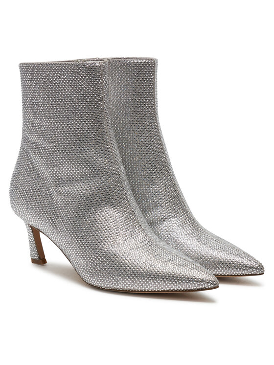 Steve Madden Polokozačky Steve Madden Lulah-R SM11003281 Stříbrná