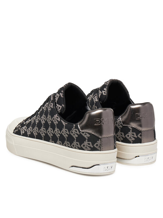DKNY Plátenky DKNY York Lace UP Sneak K2533982 Čierna