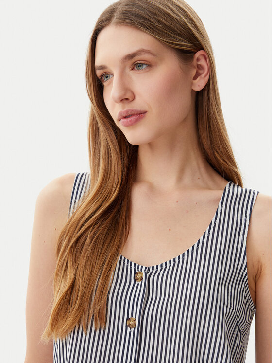 Vero Moda Vero Moda Топ Bumpy 10325830 Cиній Standard Fit