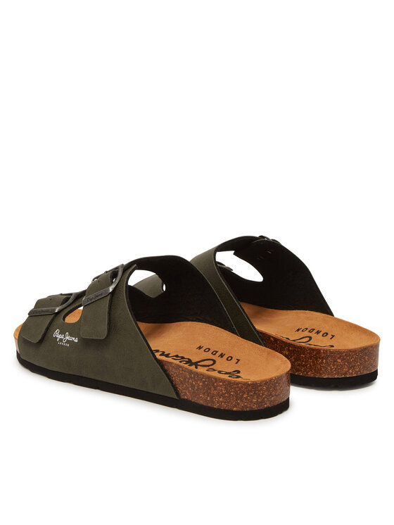 Pepe Jeans Klapki Pepe Jeans PMS90110 Khaki