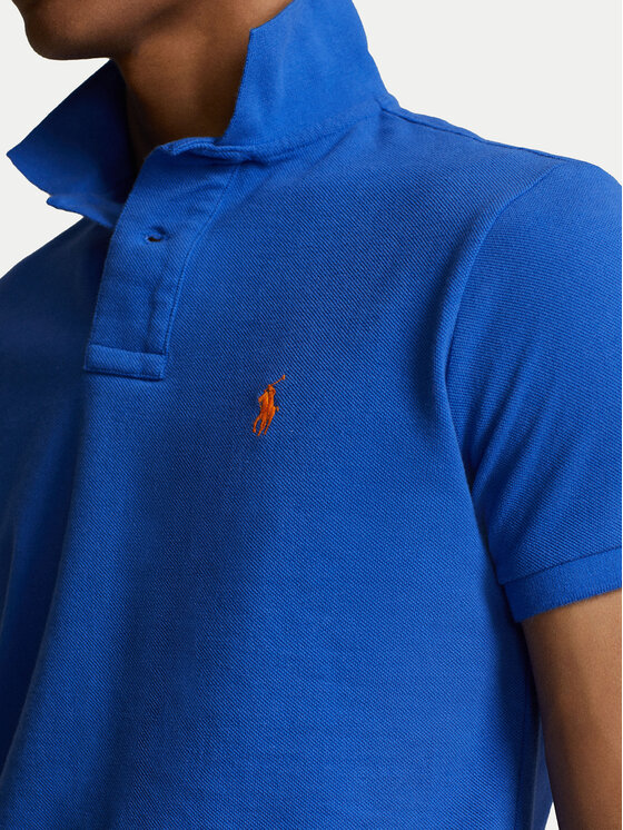 Polo Ralph Lauren Polo Ralph Lauren Поло 710782592011 Голубий Custom Slim Fit