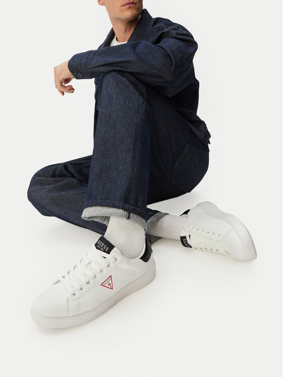 Guess Sneakersy Guess FMJYUK ELE12 Biały