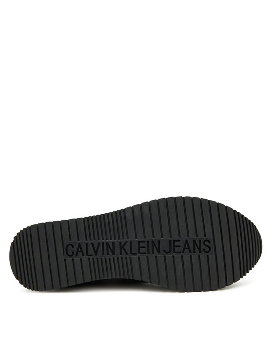 Calvin Klein Jeans Sneakersy Calvin Klein Jeans Runner Laceup Tc YM0YM01187 Čierna
