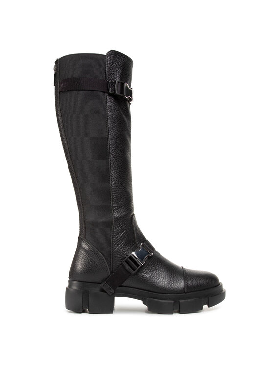 Pollini Cizme lungi riding Pollini SA26154G0BTF0000 Negru