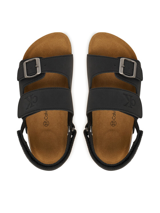 Calvin Klein Sandali Calvin Klein Velcro V3X2-83328-0315 D Črna