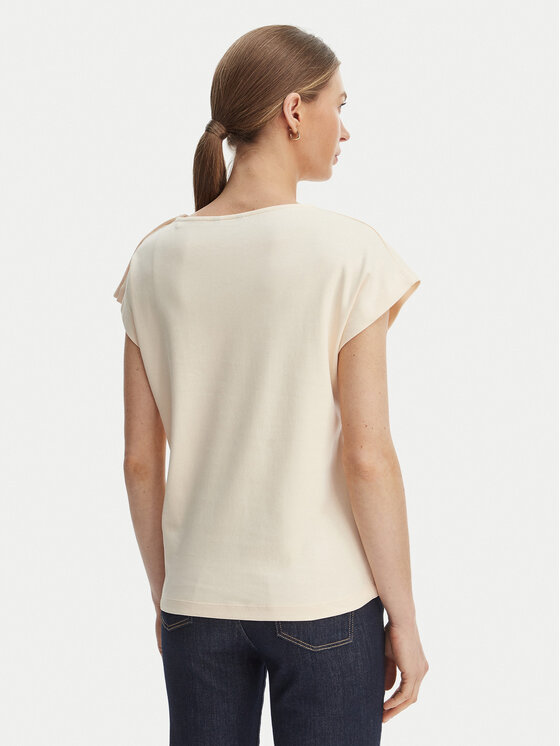 Marciano Guess Marciano Guess Camiseta G6GI04 K3505 Écru Regular Fit