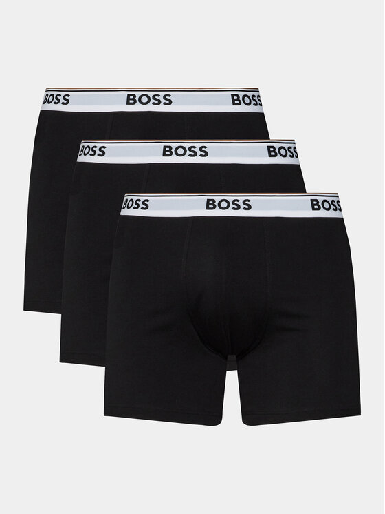 BOSS BOSS Bokserių komplektas BoxerBr 3P Power 50475282 Juoda