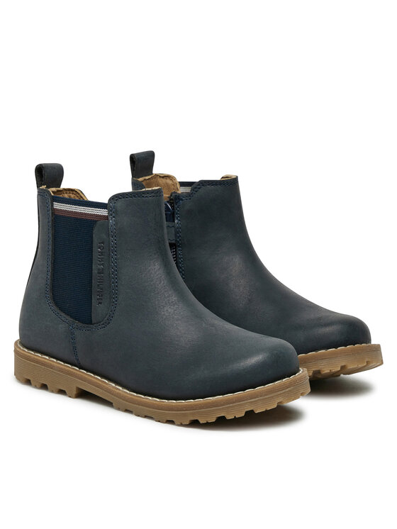 Tommy Hilfiger Gležnjače Tommy Hilfiger T1X5-33700-0124 M Tamnoplava